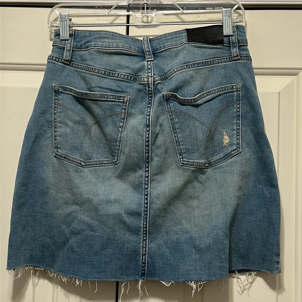 CALVIN KLEIN MINI   JEANS SKIRT